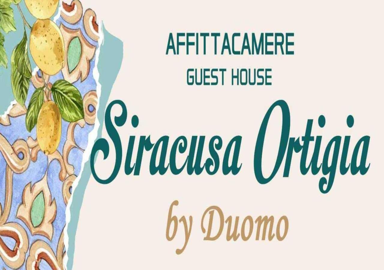 Siracusa Ortigia By Duomo Сиракузы Экстерьер фото